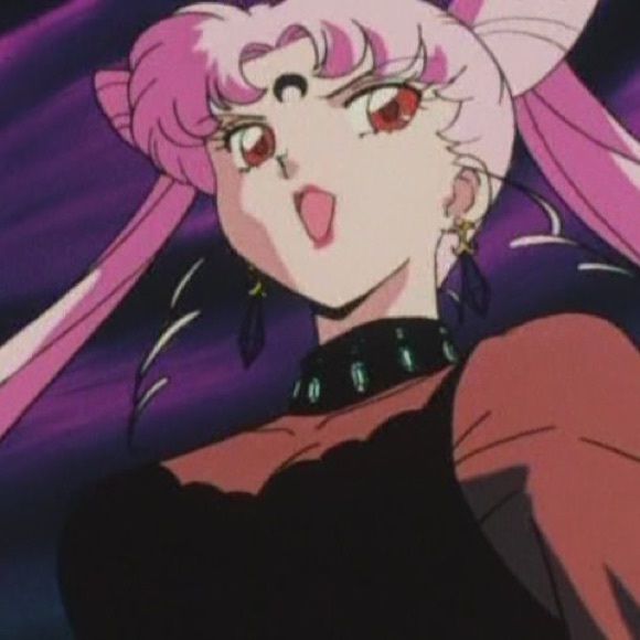 NWOT SAILOR MOON BLACK LADY WIG COSPLAY HALLOWEEN PARTY - Picture 5 of 12